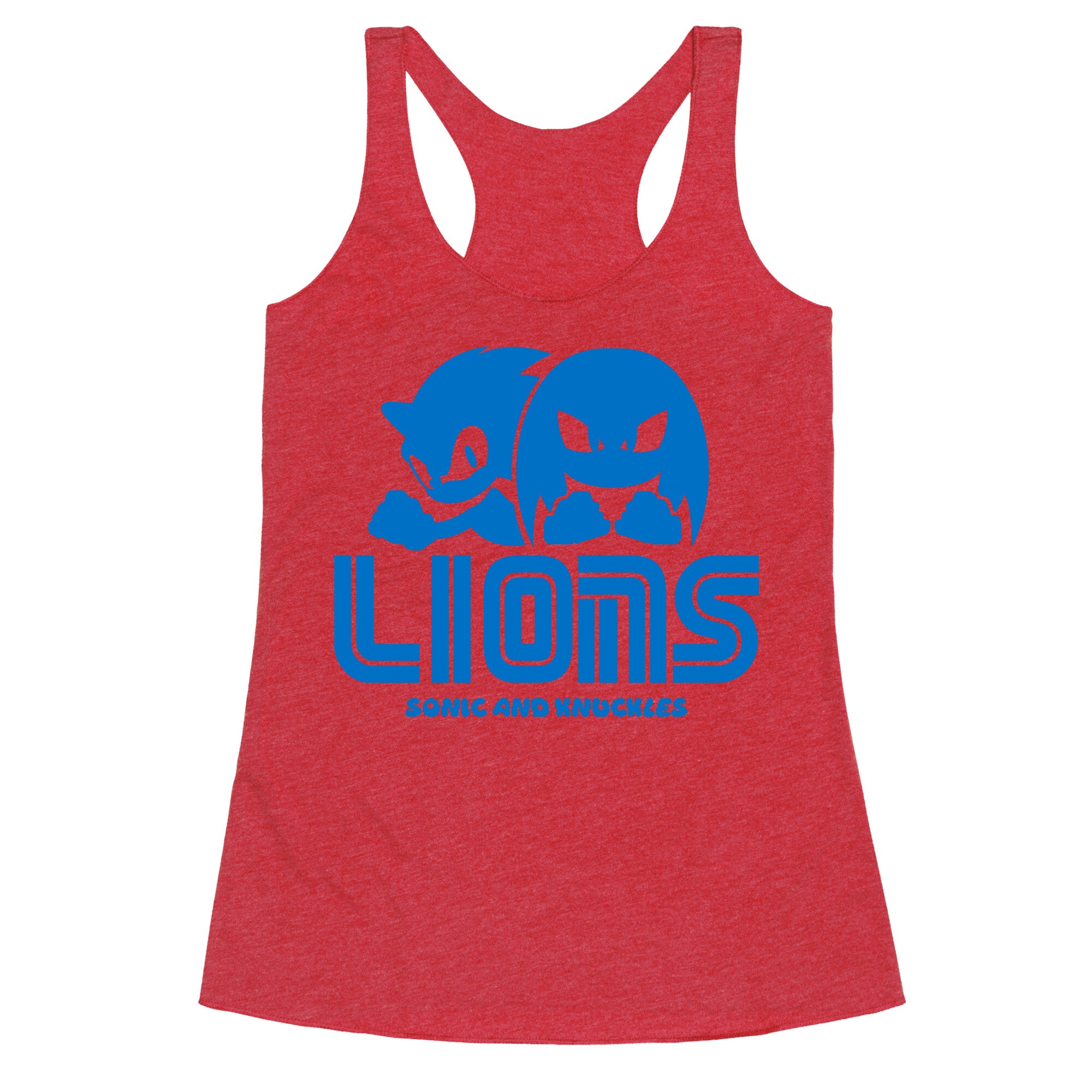 Sonic and Knuckles Lions Racerback Tank
